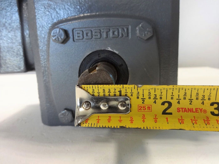BOSTON GEAR SERIES 700 RIGHT ANGLE REDUCER FWC718-300-B5-6, C-FACE QUILLED