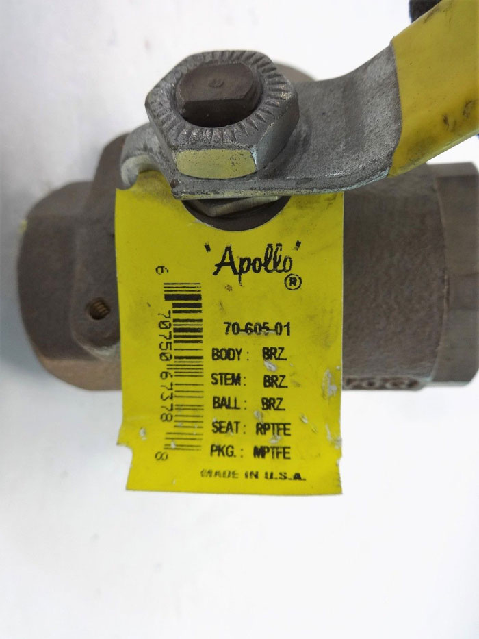 Apollo 7060501 Diverter Ball Valve, 3Way, 1", Bronze, 400 WOG Set of 3