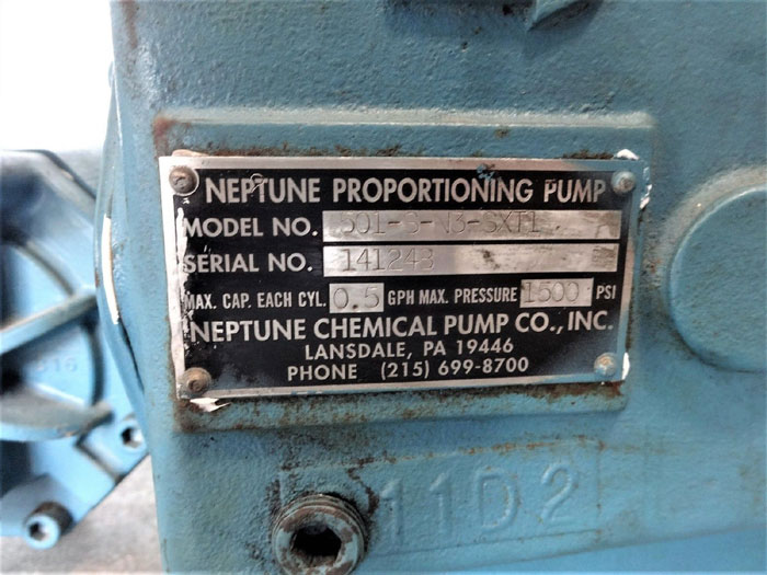 Neptune Proportioning Pump 501-S-N3-SXT1