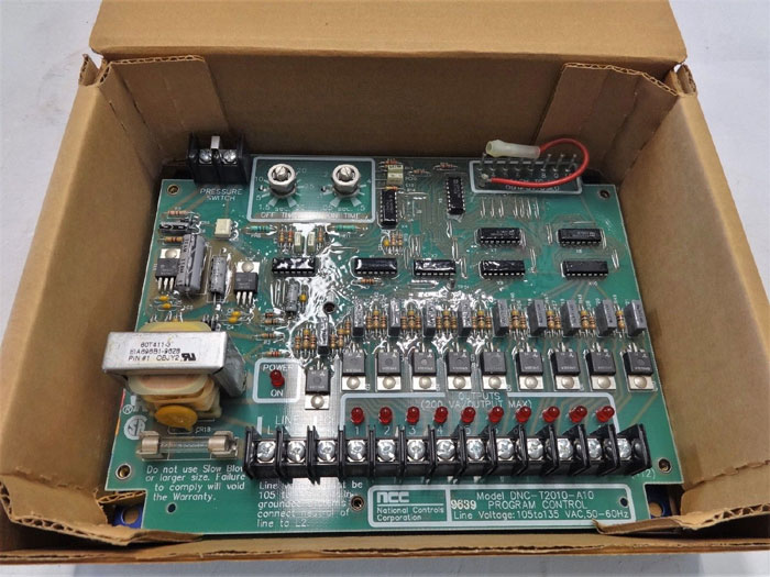 NCC National Controls Corp DNC-T2010-A10 Program Control Circuit Board