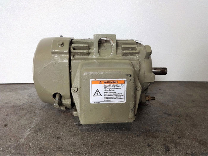 GE H361 Extra Severe Duty AC Motor 5KS145XAA220, 2HP, 1735RPM, IEEE-STD-841-2001