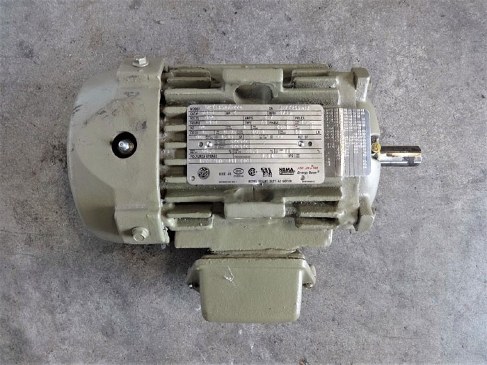 GE H361 Extra Severe Duty AC Motor 5KS145XAA220, 2HP, 1735RPM, IEEE-STD-841-2001