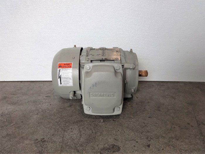 Siemens Type SD100 NEMA Premium Efficiency Motor 1LE23211AB214EA3, 1HP, 1755RPM