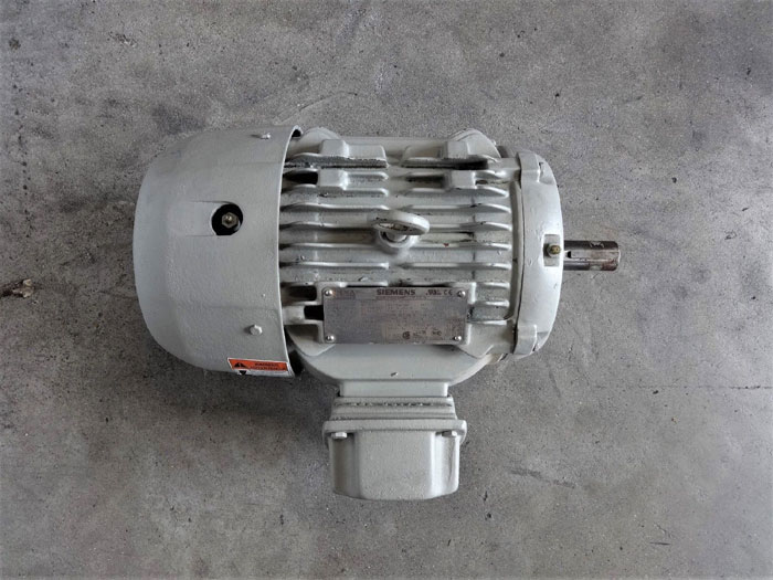 Siemens 5 HP NEMA Premium Efficiency Motor, Type SD100, 1LE23211CB314AA3