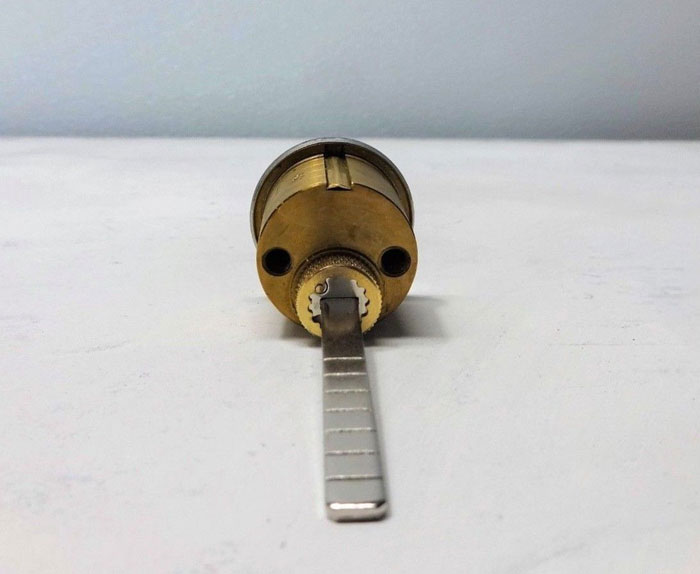 GMS Lock Rim Cylinders R118-SC-26D-KS, Schlage C, Satin Chrome - Lot of (13)