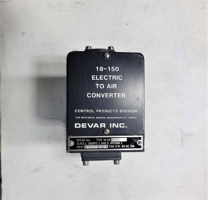 Devar Electric to Air Converter 18-150-1