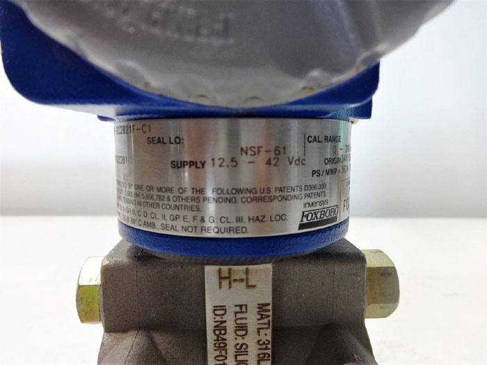 Foxboro Pressure Transmitter IDP10-D22B21F-C1