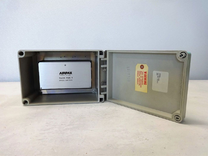 Airpax Tach-Pak 1 Speed Switch w/ Enclosure