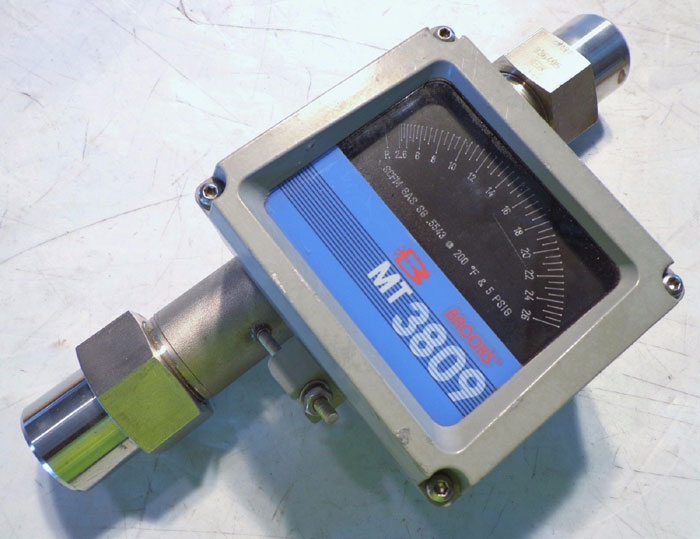 BROOKS 1" MT3809 VARIABLE AREA FLOW METER 3809E13A1KAA1A1