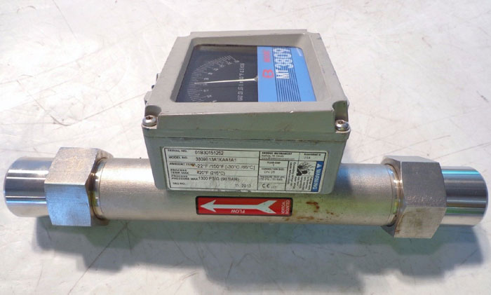 BROOKS 1" MT3809 VARIABLE AREA FLOW METER 3809E13A1KAA1A1