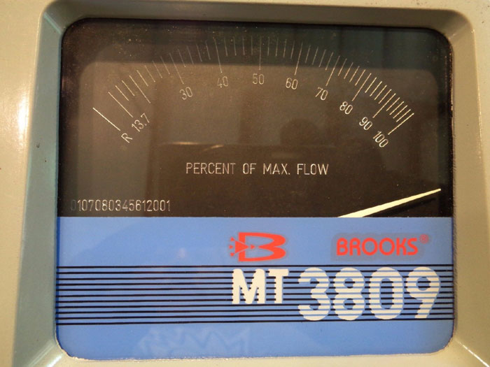 BROOKS 1/2" MT3809 VARIABLE AREA FLOW METER 3809E12C1JAAAA1