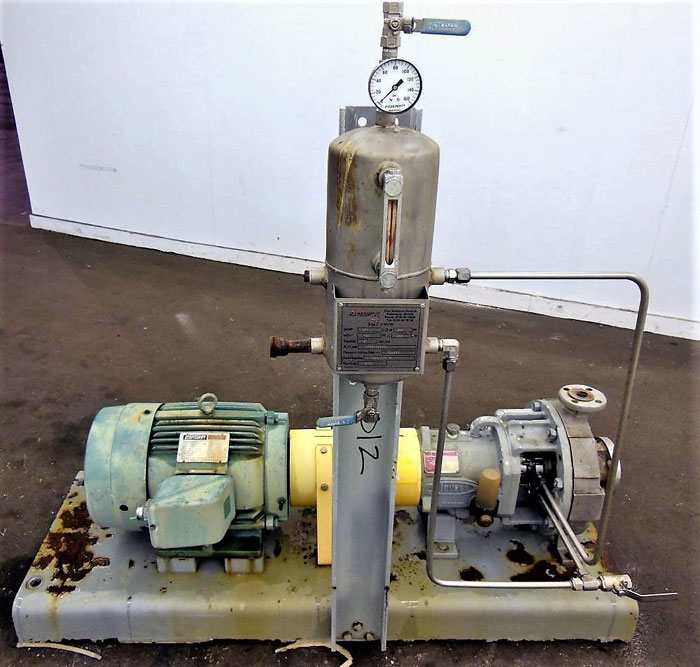 Flowserve Durco Mark 3 Centrifugal Pump, MK3 STD, 2K2X1-10A/7.75RV, CD4M/CD4MCu