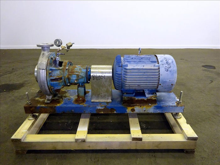 Durco Duriron Centrifugal Pump, Size 3X2-13/130, CD4M Stainless