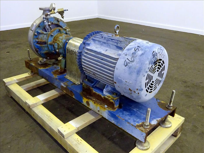 Durco Duriron Centrifugal Pump, Size 3X2-13/130, CD4M Stainless