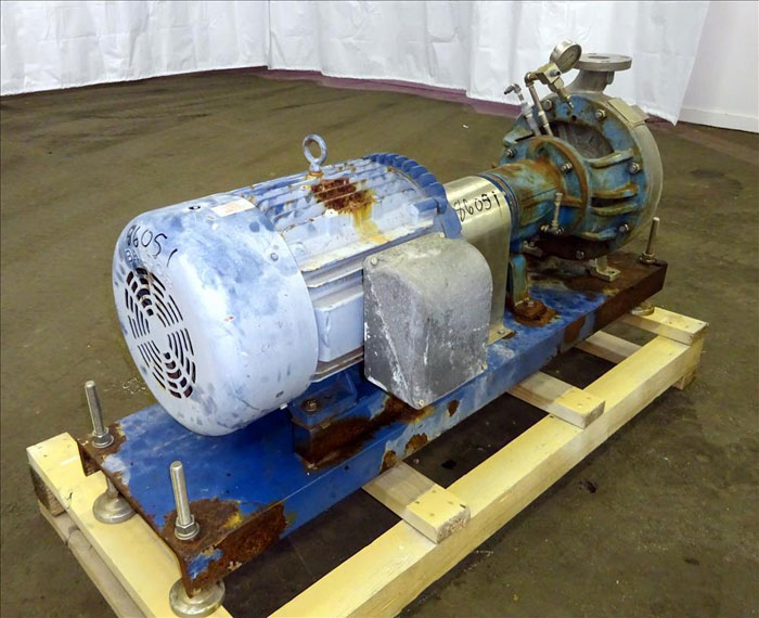 Durco Duriron Centrifugal Pump, Size 3X2-13/130, CD4M Stainless