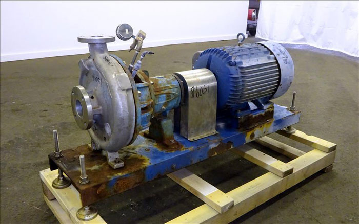 Durco Duriron Centrifugal Pump, Size 3X2-13/130, CD4M Stainless