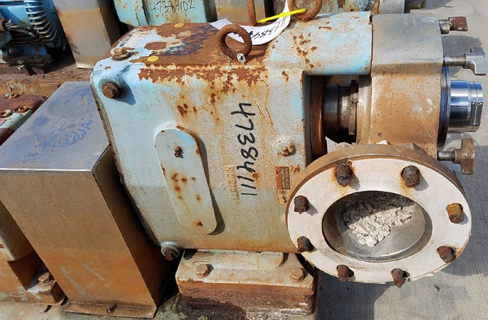 Waukesha 6" Rotary Positive Displacement Pump, Model 320, Stainless (47384111)