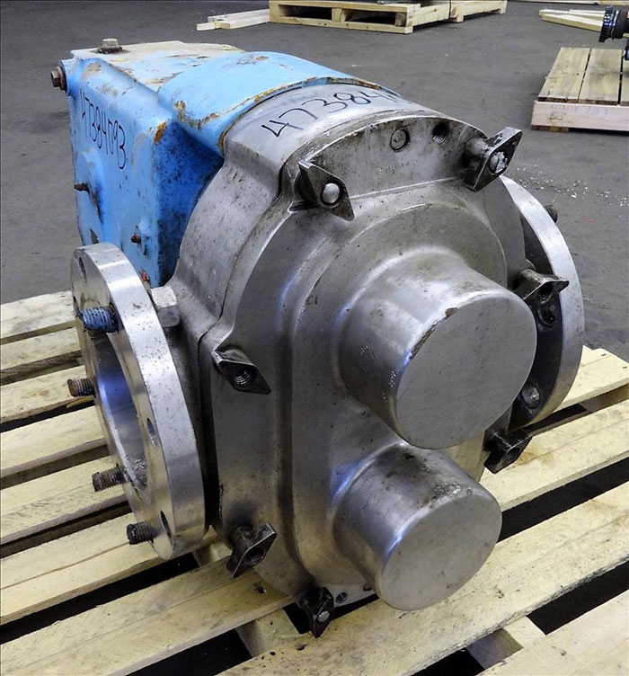 Waukesha 6" Rotary Positive Displacement Pump, Model 320, Stainless (47384093)