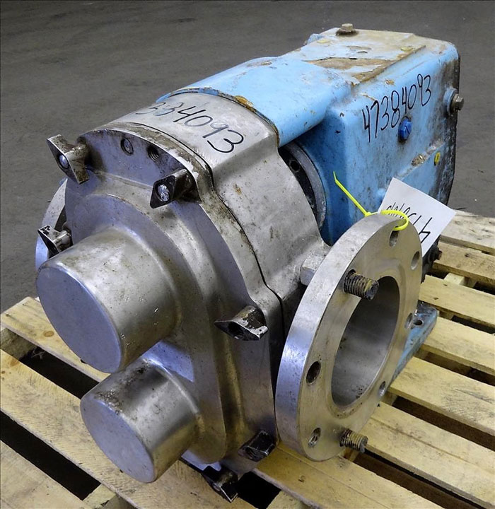 Waukesha 6" Rotary Positive Displacement Pump, Model 320, Stainless (47384093)