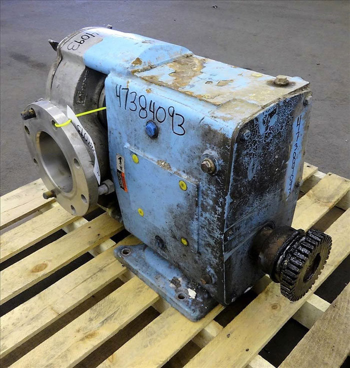 Waukesha 6" Rotary Positive Displacement Pump, Model 320, Stainless (47384093)