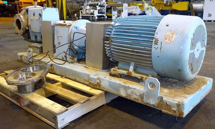 Waukesha 6" Rotary Positive Displacement Pump, Model 320, Stainless (47384107)