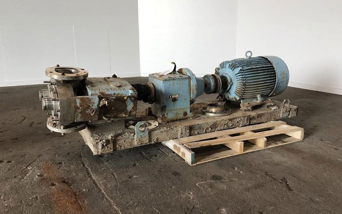 Waukesha 6" Rotary Positive Displacement Pump, Model 320, Stainless (47384098)