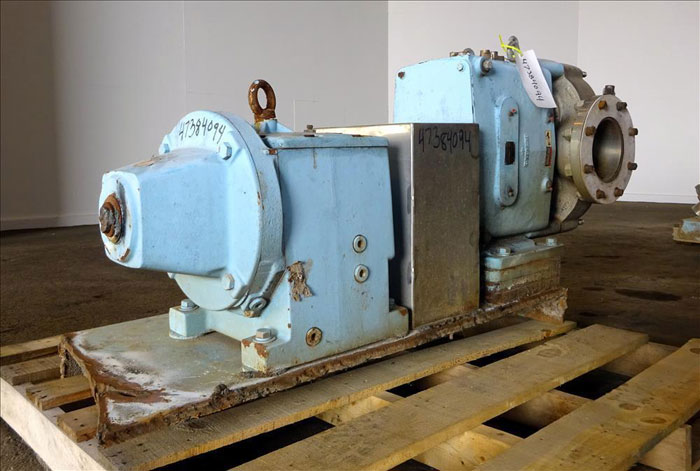 Waukesha 6" Rotary Positive Displacement Pump, Model 320, Stainless (47384094)
