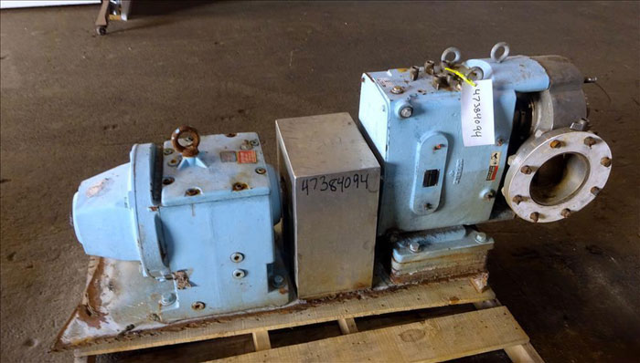Waukesha 6" Rotary Positive Displacement Pump, Model 320, Stainless (47384094)