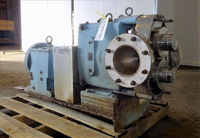 Waukesha 6" Rotary Positive Displacement Pump, Model 320, Stainless (47384094)