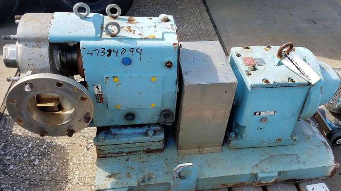 Waukesha 6" Rotary Positive Displacement Pump, Model 320, Stainless (47384094)