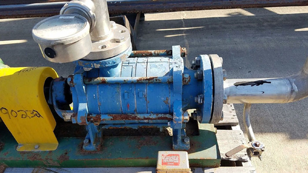 Sihi 4" Side Channel Centrifugal Pump, Model CEHY 6101, 316 Stainless Steel