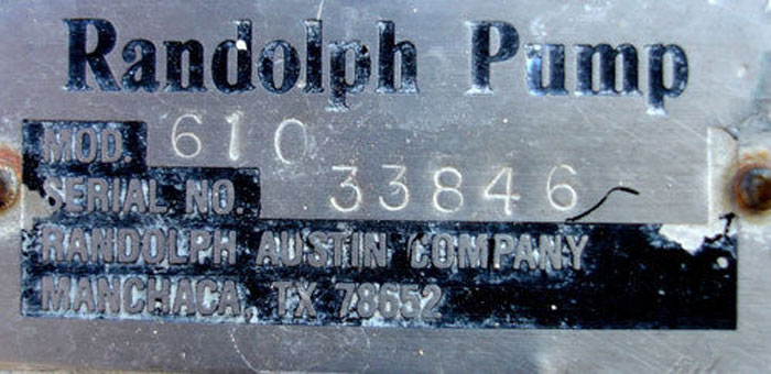 Randolph Peristaltic Hose Pump, Model 610, Aluminum Housing (85430)