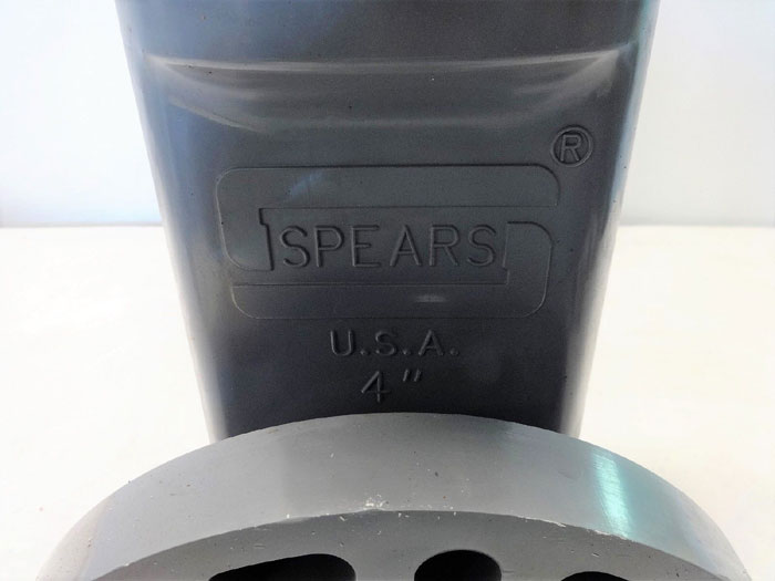 Spears 4" CPVC Flanged Gate Valve 2033-040C