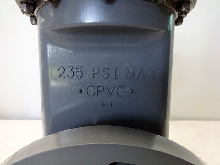 Spears 4" CPVC Flanged Gate Valve 2033-040C