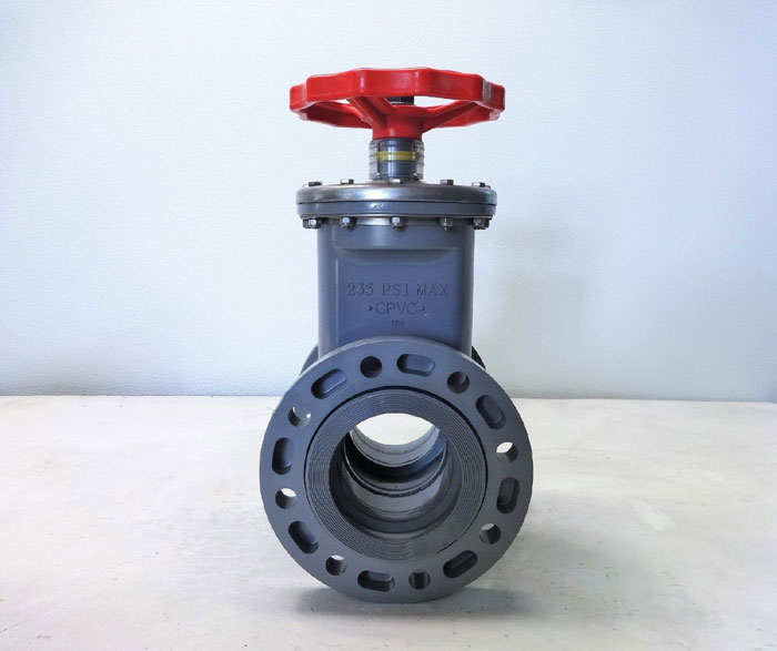 Spears 4" CPVC Flanged Gate Valve 2033-040C