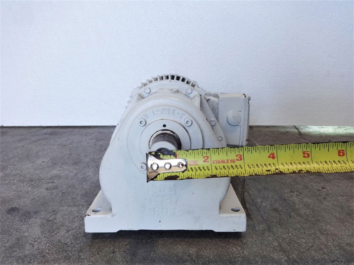 Eberhard Bauer Spur Gear Motor G02-11/DPK8122-200L-H with Brake GBR 50 GS-HL