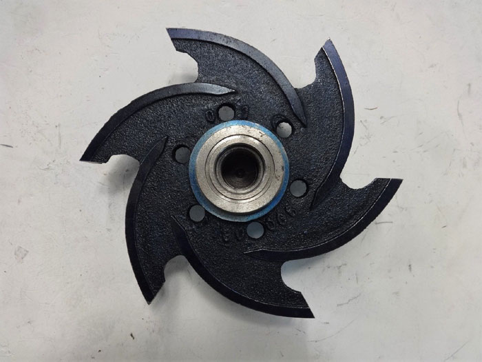 Goulds 6-Vane Pump Impeller, 7-7/8", Ductile Iron, #52-321-343-306