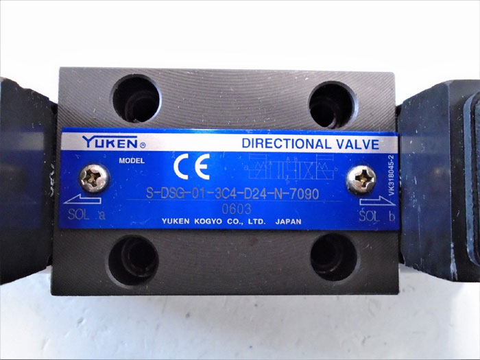Yuken Directional Valve S-DSG-01-3C4-D24-N-7090