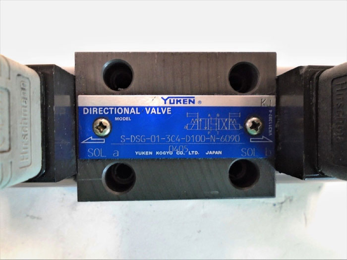 Yuken Directional Valve S-DSG-01-3C4-D100-N-6090