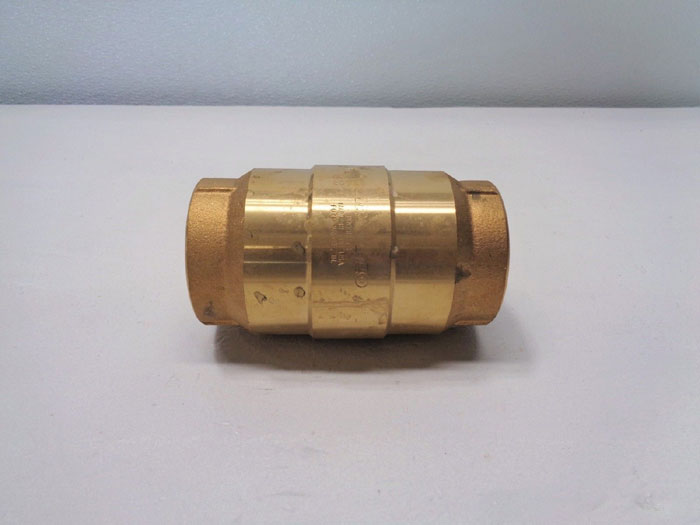 Strataflo 2" NPT Check Valve, #375, 200 LB, Bronze w/ Rubber Poppet