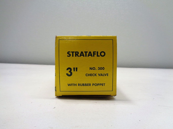 Strataflo 3" MNPT Check Valve, #300, 400 LB, Bronze w/ Rubber Poppet
