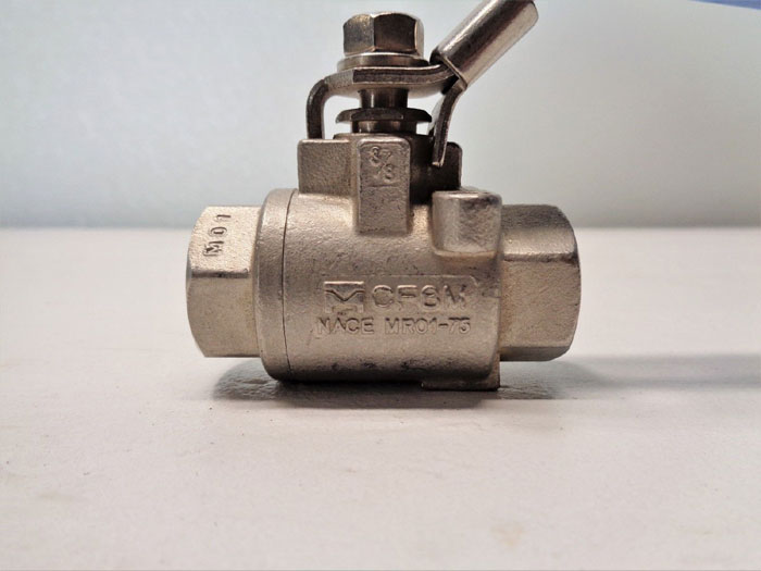 Chemoil 3/8" NPT Ball Valve, 200 WOG, CF8M *Lot of (10)*