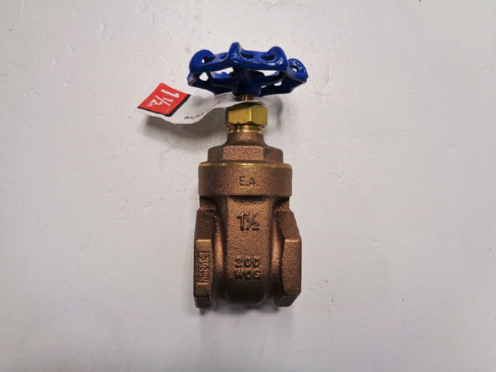 American Valve 1-1/2" Threaded Gate Valve, Bronze, #G300 **Lot of (4)**