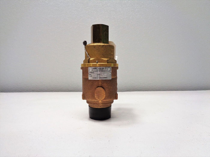 Kunkle 1-1/2" NPT Safety Relief Valve, Brass, 0020-G01-MG