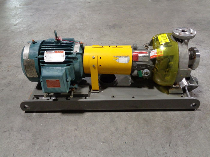 Flowserve Durco Mark 3 Centrifugal Pump, MK3 STD, 1K1.5X1LF-82 OP/5.32, D4 CF8M