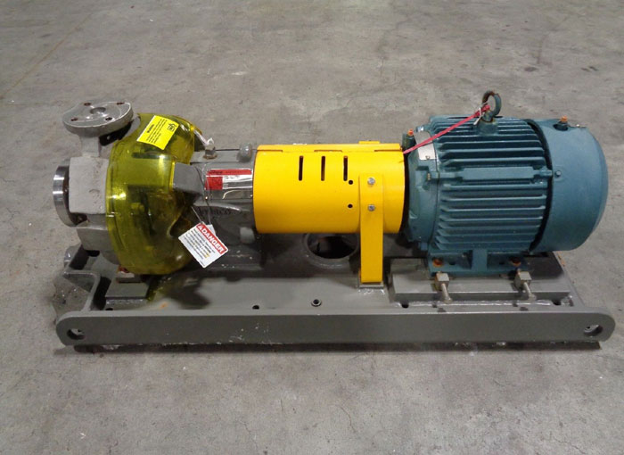 Flowserve Durco Mark 3 Centrifugal Pump, MK3 STD, 1K1.5X1LF-82 OP/5.32, D4 CF8M