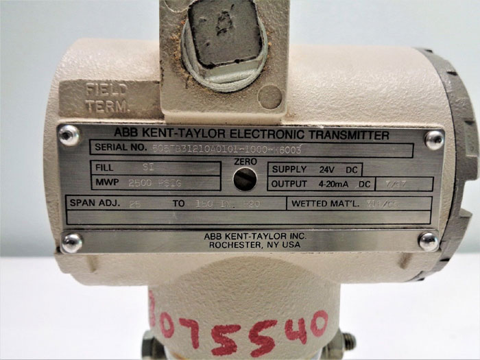 ABB Kent-Taylor 500T Series Electronic Transmitter 505TB31210A0101-1000-W6003