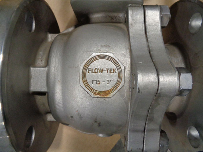 Flow-Tek 3" 150# CF8M 2-Pc Full Port Ball Valve w/ Hytork 280 Actuator