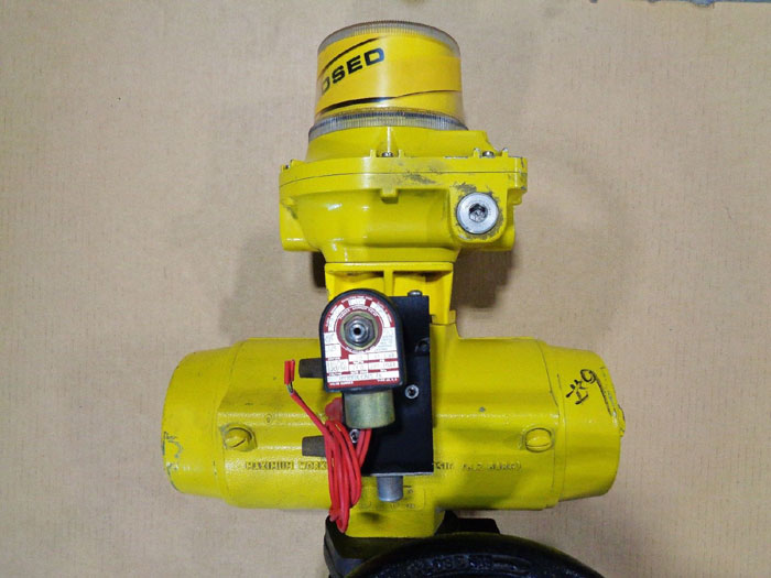 Flow-Tek 3" 150# CF8M 2-Pc Full Port Ball Valve w/ Hytork 280 Actuator