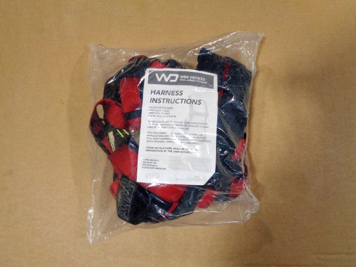 Web Devices XXXL Full Body Safety Harness, 310lb Max, Poly, H535XXXL